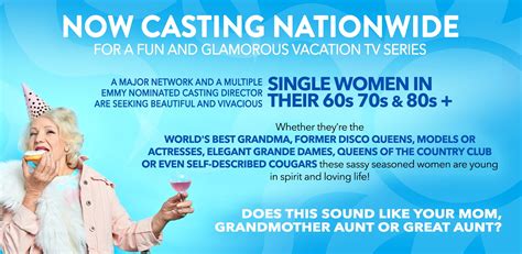 mature casting|Casting Fabulous Women over 60! 